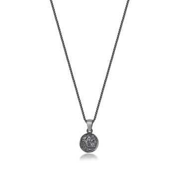 Mini Madalyon Kolye – Gümüş